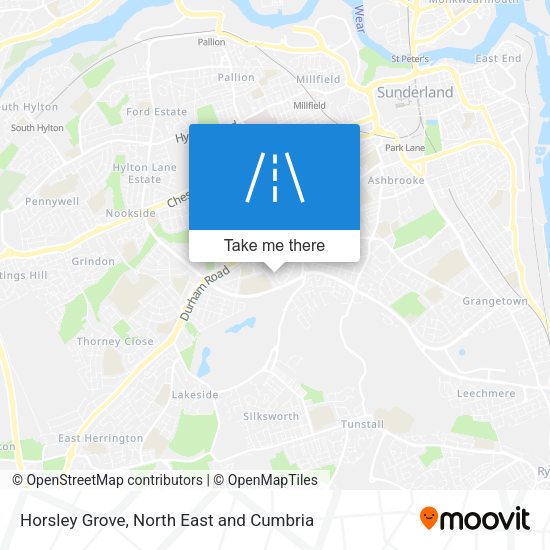 Horsley Grove map
