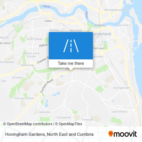 Hovingham Gardens map