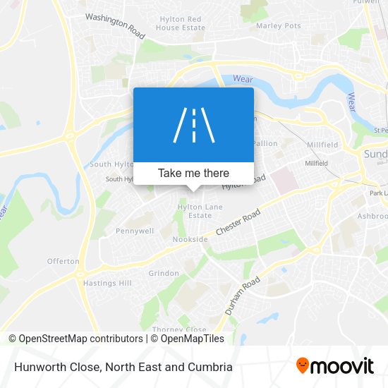 Hunworth Close map