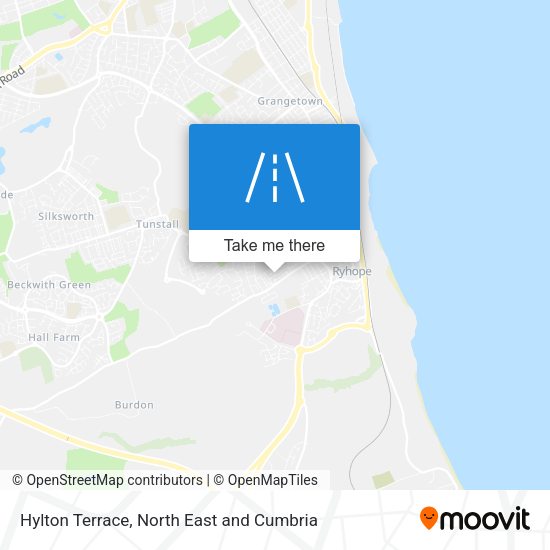 Hylton Terrace map