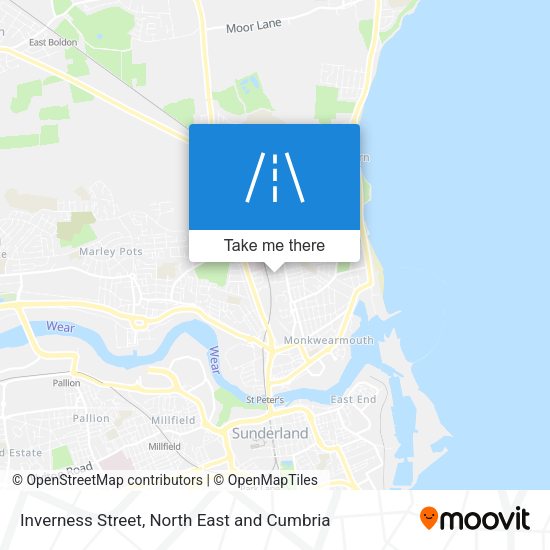 Inverness Street map
