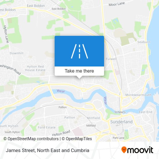 James Street map
