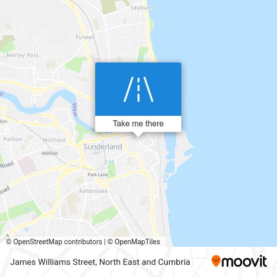 James Williams Street map