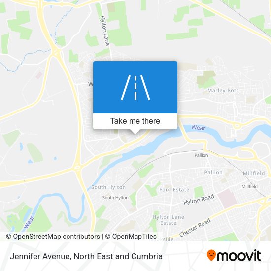 Jennifer Avenue map