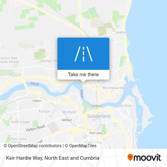 Keir Hardie Way map