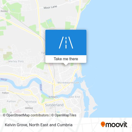 Kelvin Grove map