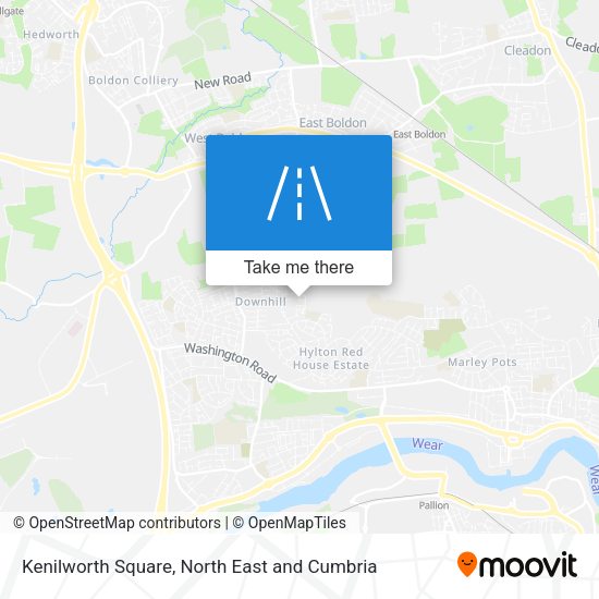 Kenilworth Square map