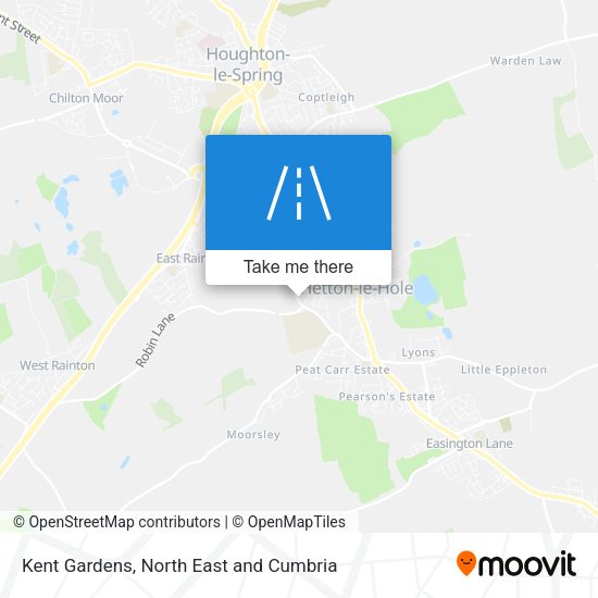 Kent Gardens map