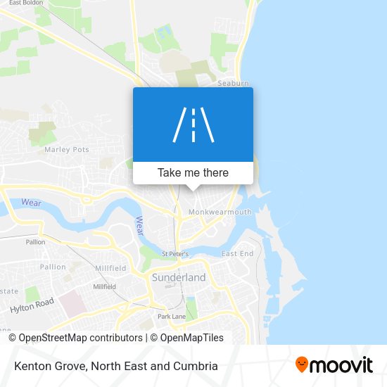 Kenton Grove map
