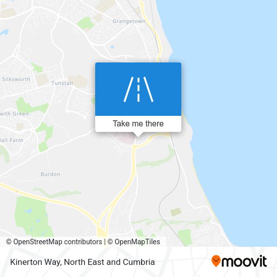 Kinerton Way map