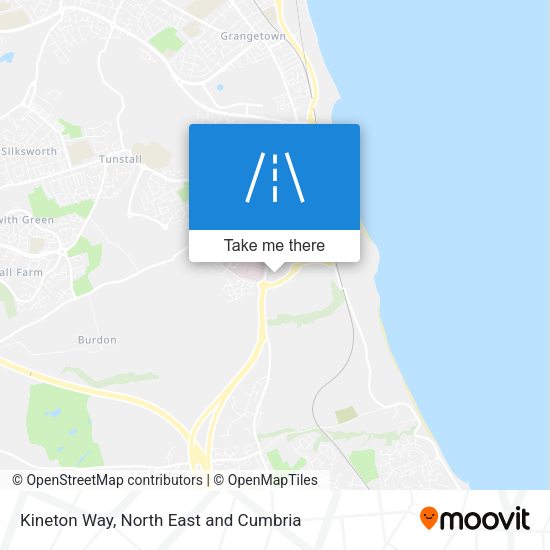 Kineton Way map