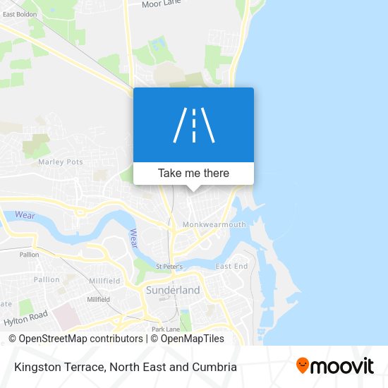 Kingston Terrace map