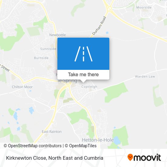 Kirknewton Close map