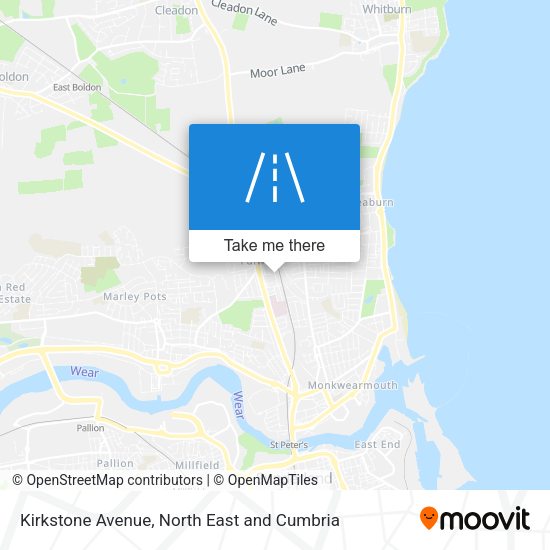 Kirkstone Avenue map