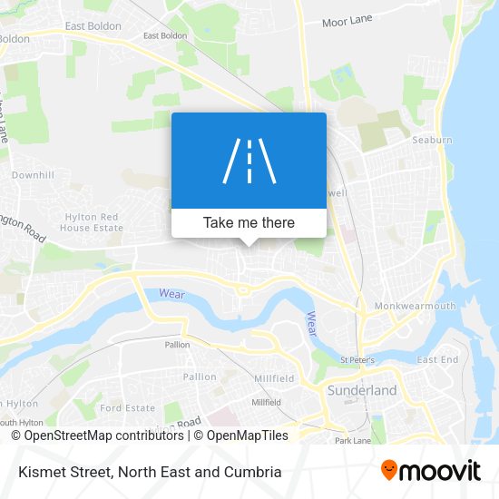 Kismet Street map