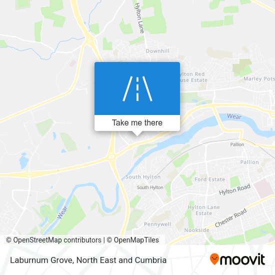 Laburnum Grove map
