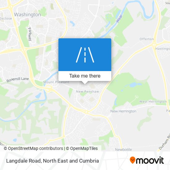 Langdale Road map