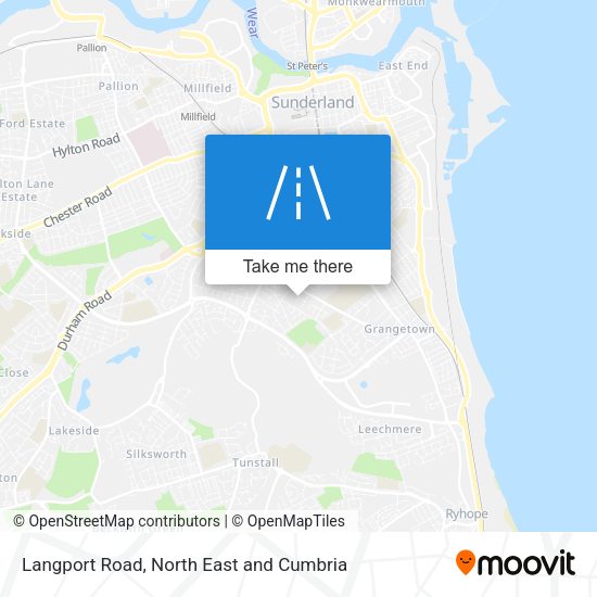 Langport Road map