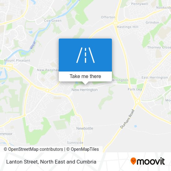 Lanton Street map