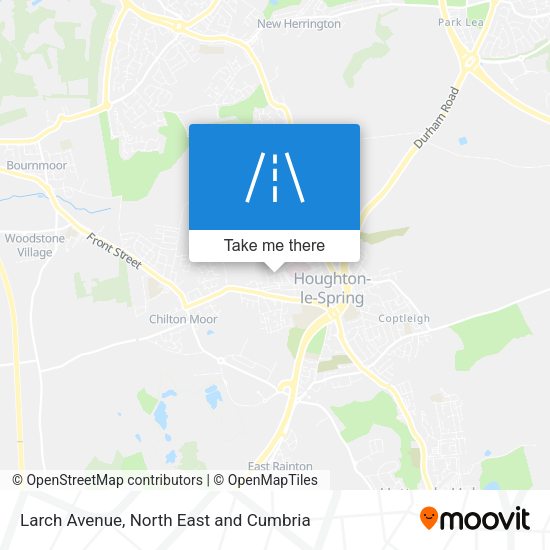 Larch Avenue map