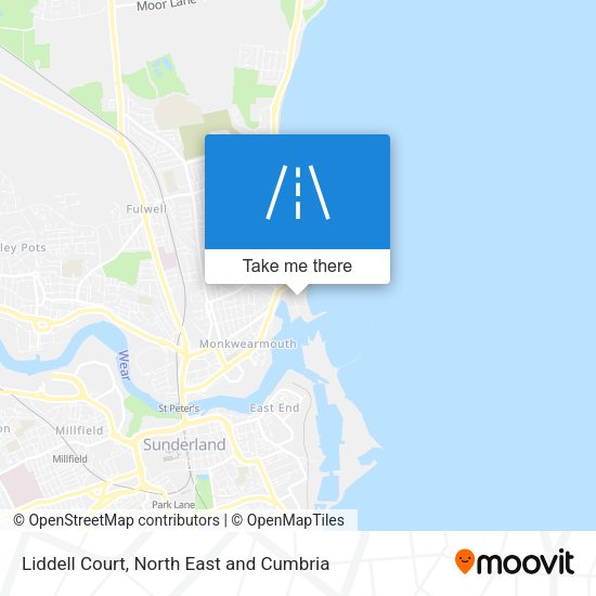Liddell Court map