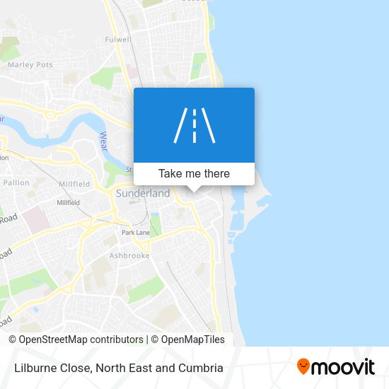 Lilburne Close map