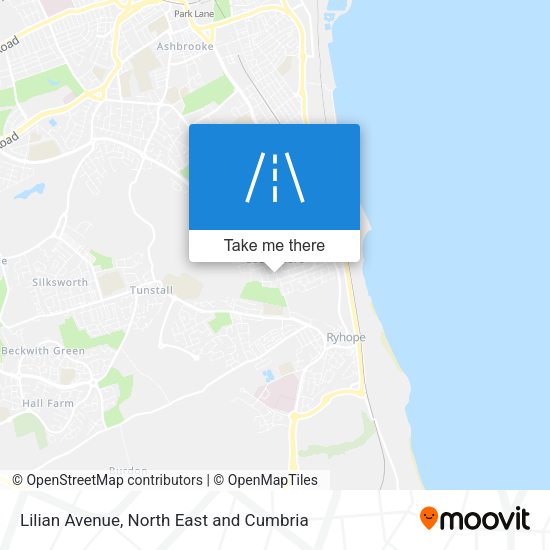 Lilian Avenue map