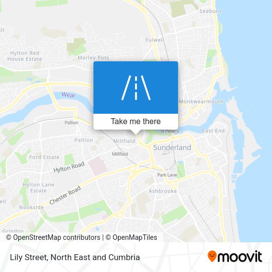 Lily Street map