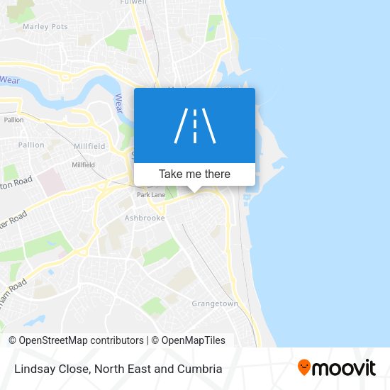 Lindsay Close map