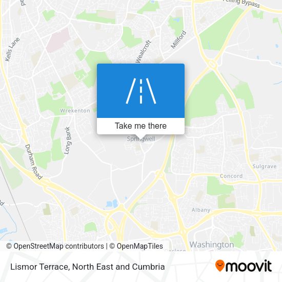 Lismor Terrace map