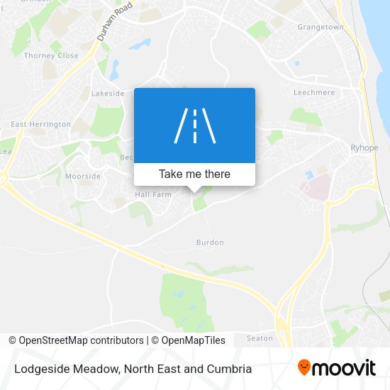 Lodgeside Meadow map