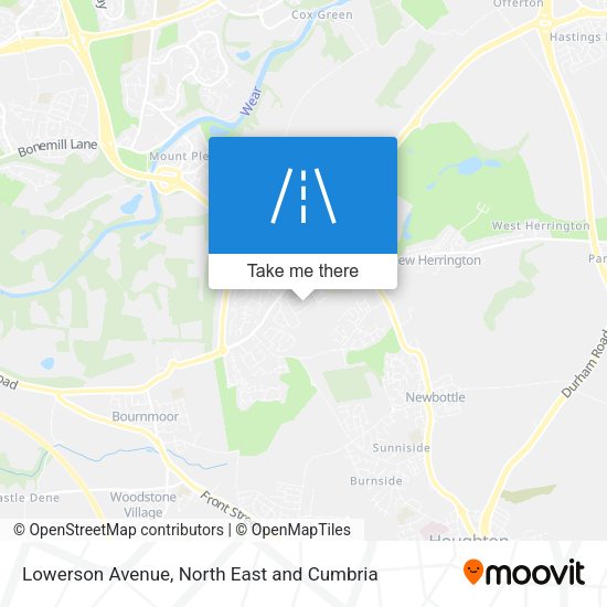 Lowerson Avenue map