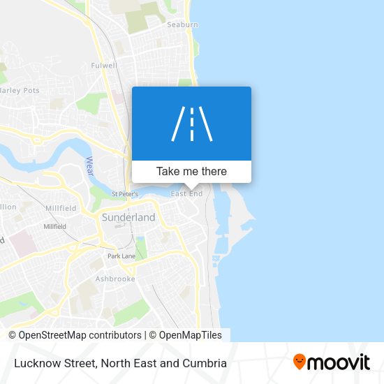 Lucknow Street map