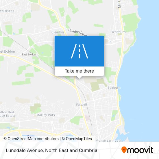 Lunedale Avenue map