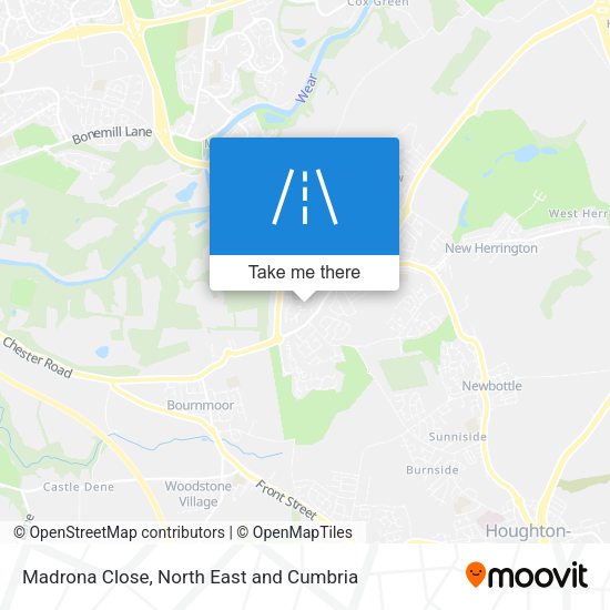 Madrona Close map