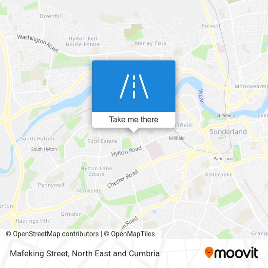 Mafeking Street map