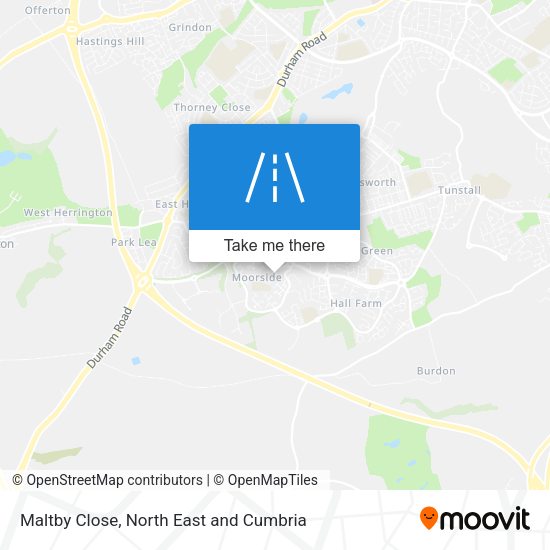Maltby Close map