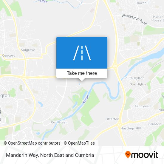Mandarin Way map