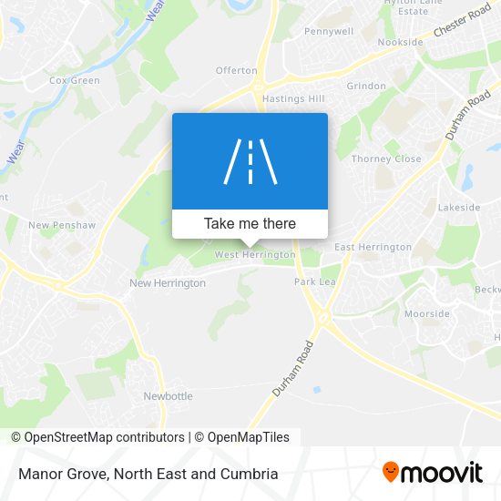 Manor Grove map