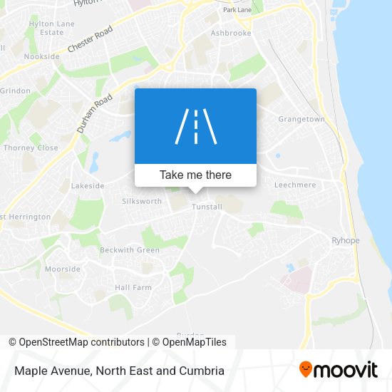 Maple Avenue map