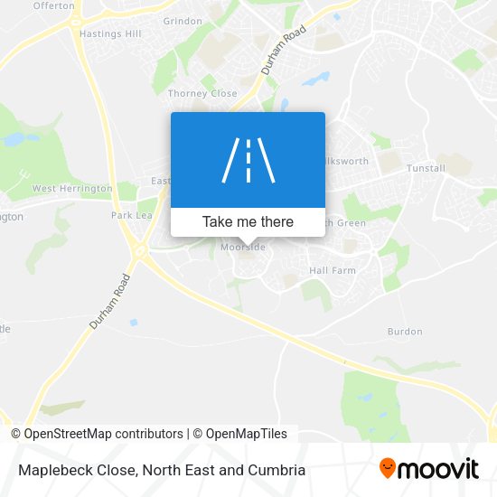 Maplebeck Close map