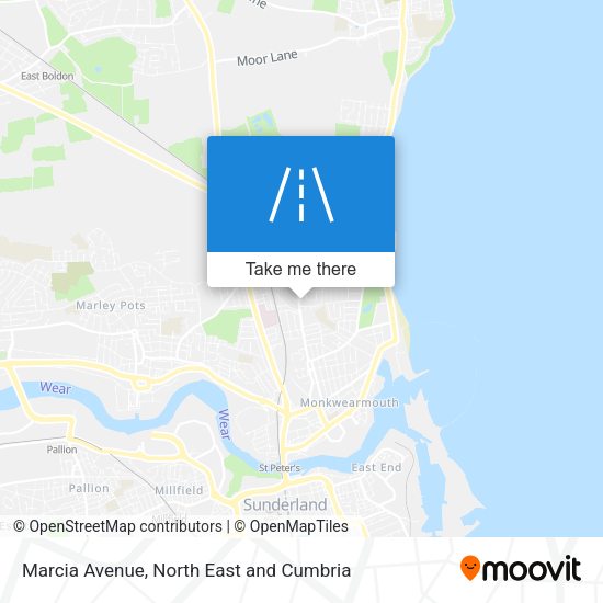 Marcia Avenue map