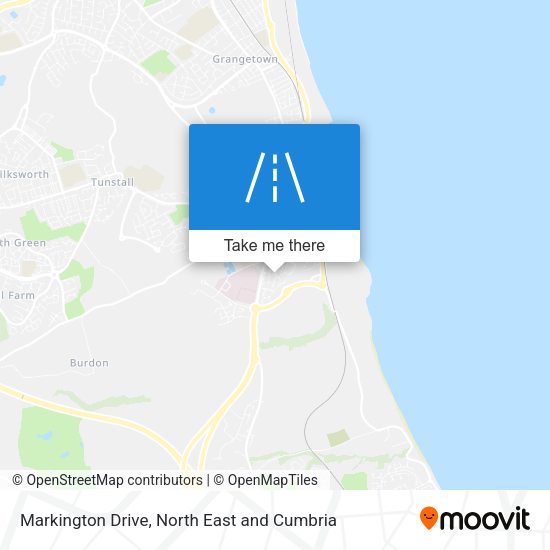 Markington Drive map