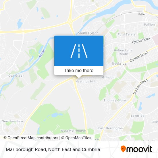 Marlborough Road map