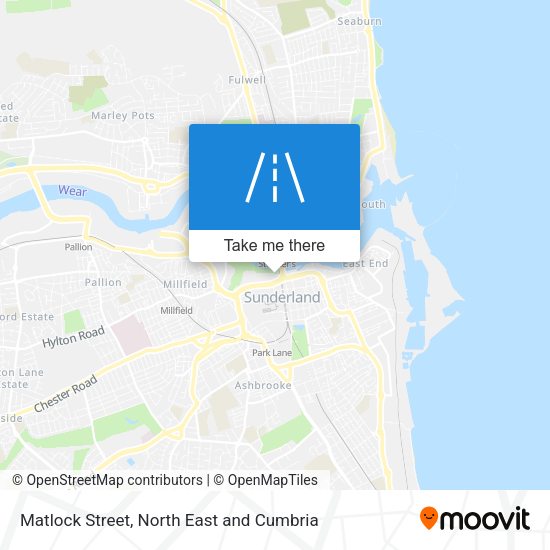 Matlock Street map