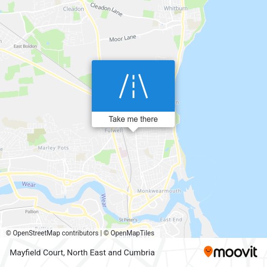 Mayfield Court map