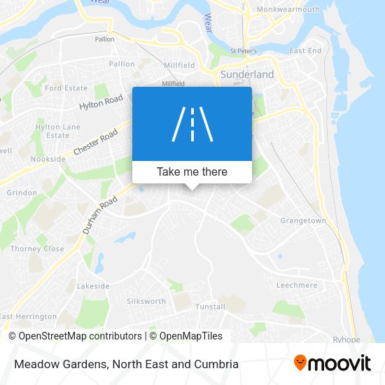 Meadow Gardens map
