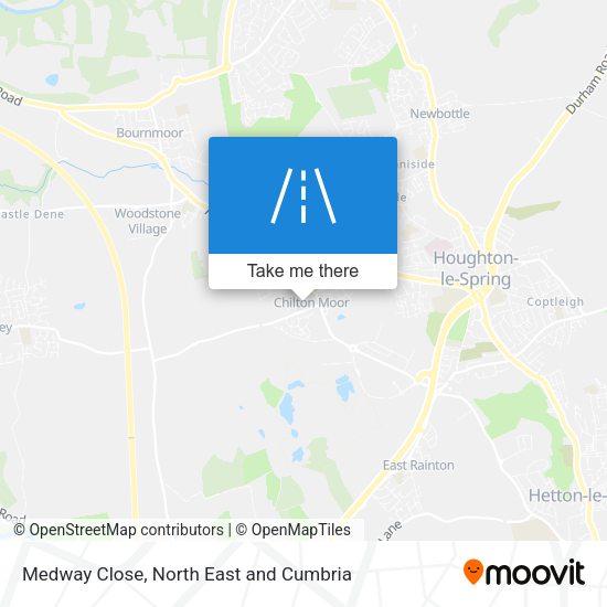 Medway Close map