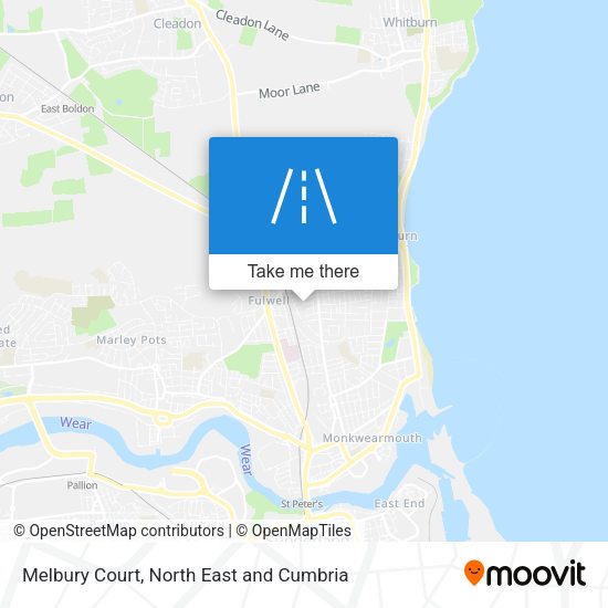 Melbury Court map