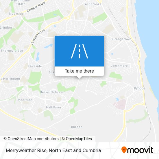 Merryweather Rise map